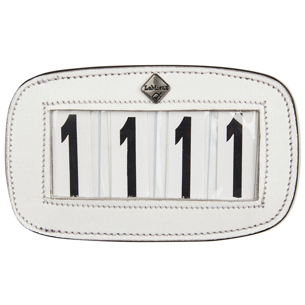 LeMieux Leather Saddle Pad Number Holder - 4 Number